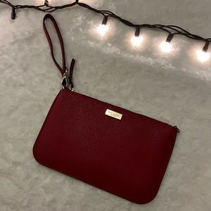 Kate Spade Red Wristlet Wallet